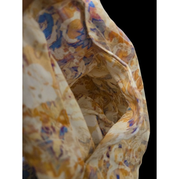 Womens Peruvian Connection 100% Viscose Wide-Leg Floral Soft  Elastic Pants EUC‎ - Picture 12 of 15